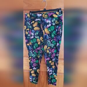 Womens Kate & Mallory Slimming Options Butterfly Leggings